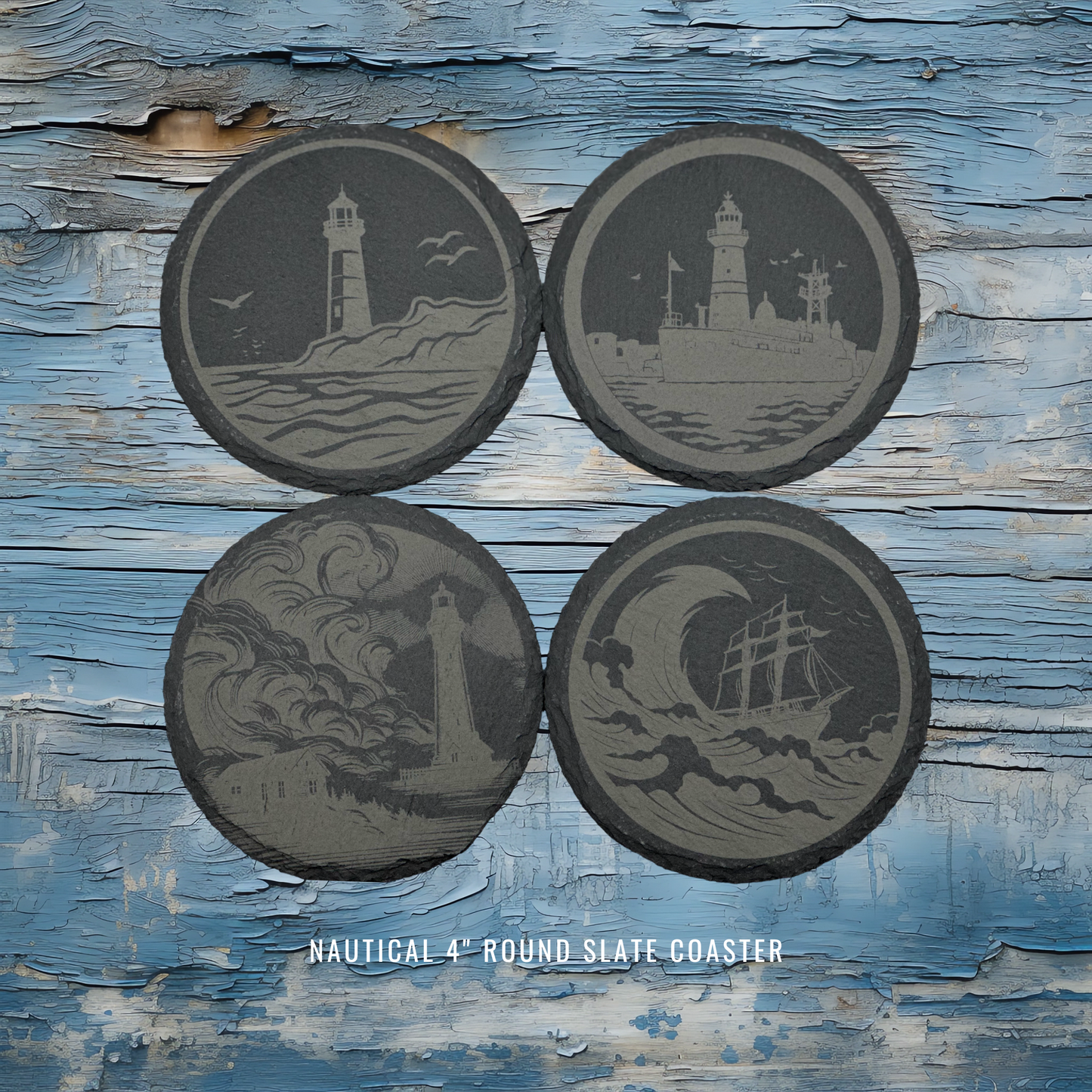 Nautical Lighthouse Coasters