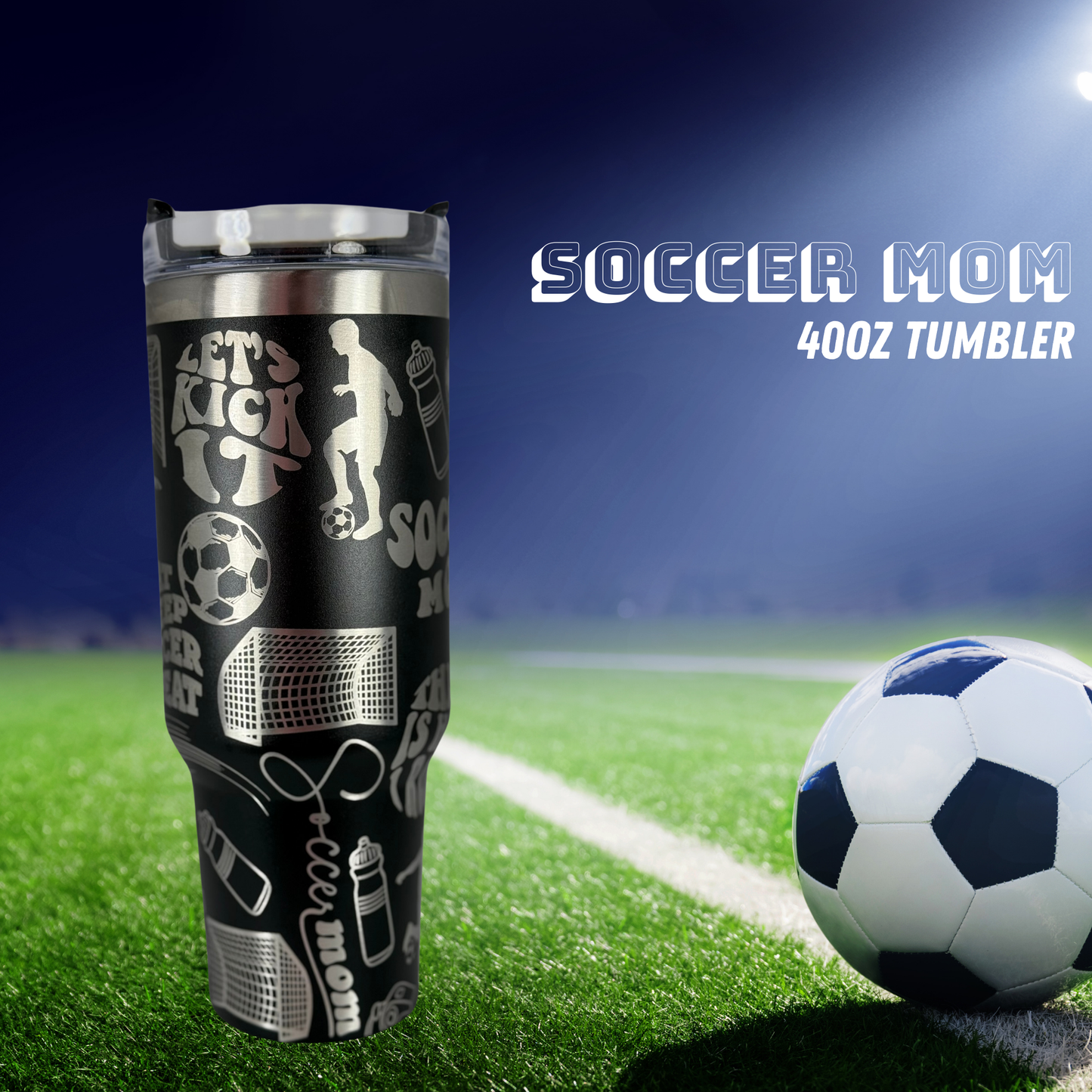 40oz Soccer Mom Tumbler