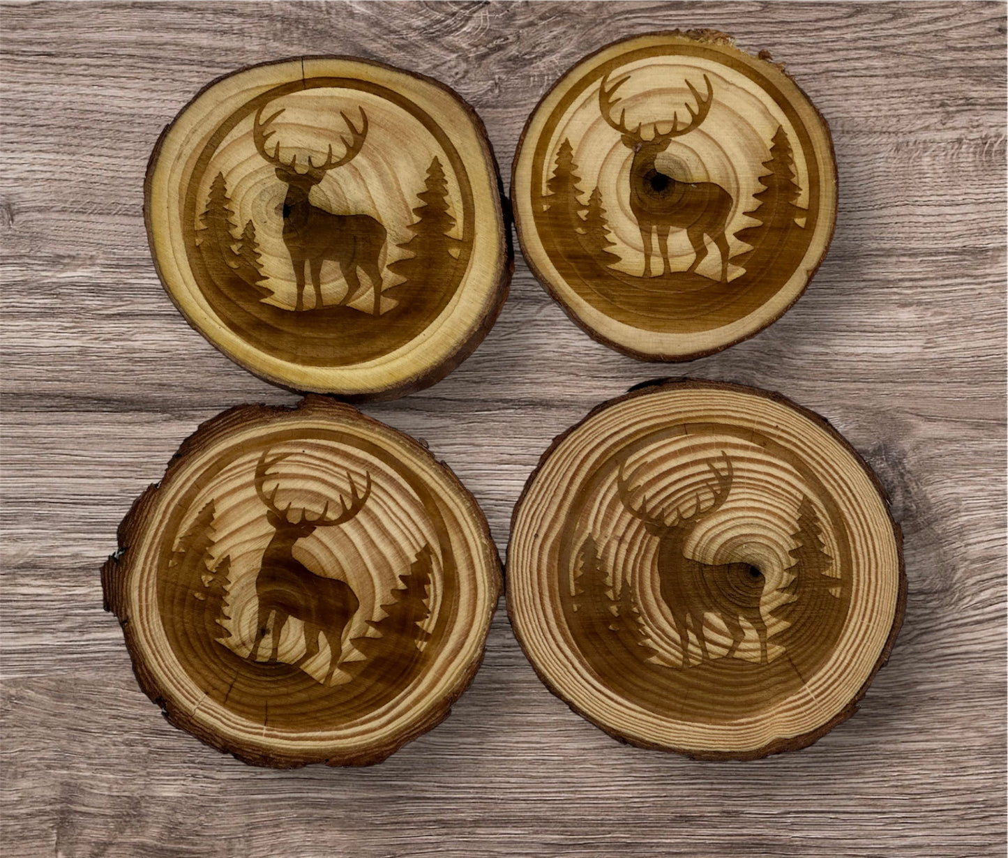 Woodland Deer Coasters